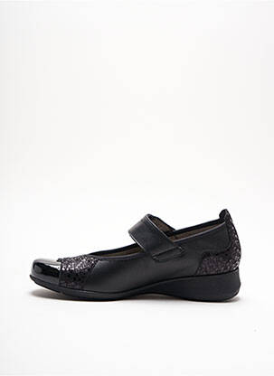 Balerinos velcro užsegimas plokščias kulnas iki 3 cm juodas PEDI GIRL moteris