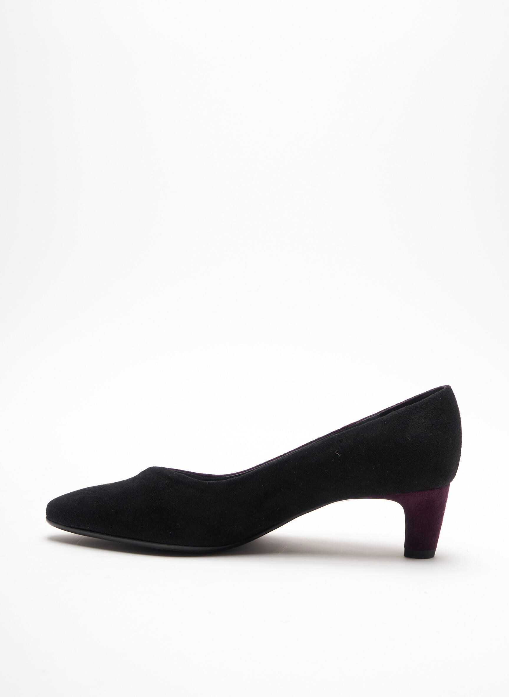 Aukštakulniai nubuko audinys plokščias kulnas iki 3 cm violetinis PETER KAISER moteris
