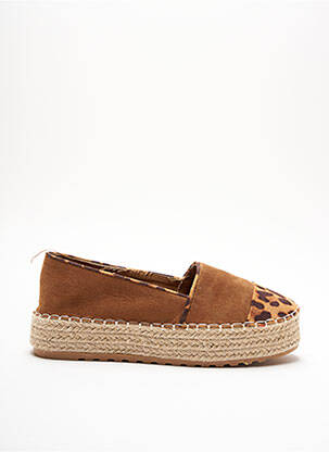 Espadrilės platforma kulnas nuo 4 iki 6 cm rudas JOIA moteris