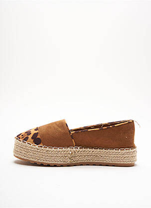 Espadrilės platforma kulnas nuo 4 iki 6 cm rudas JOIA moteris