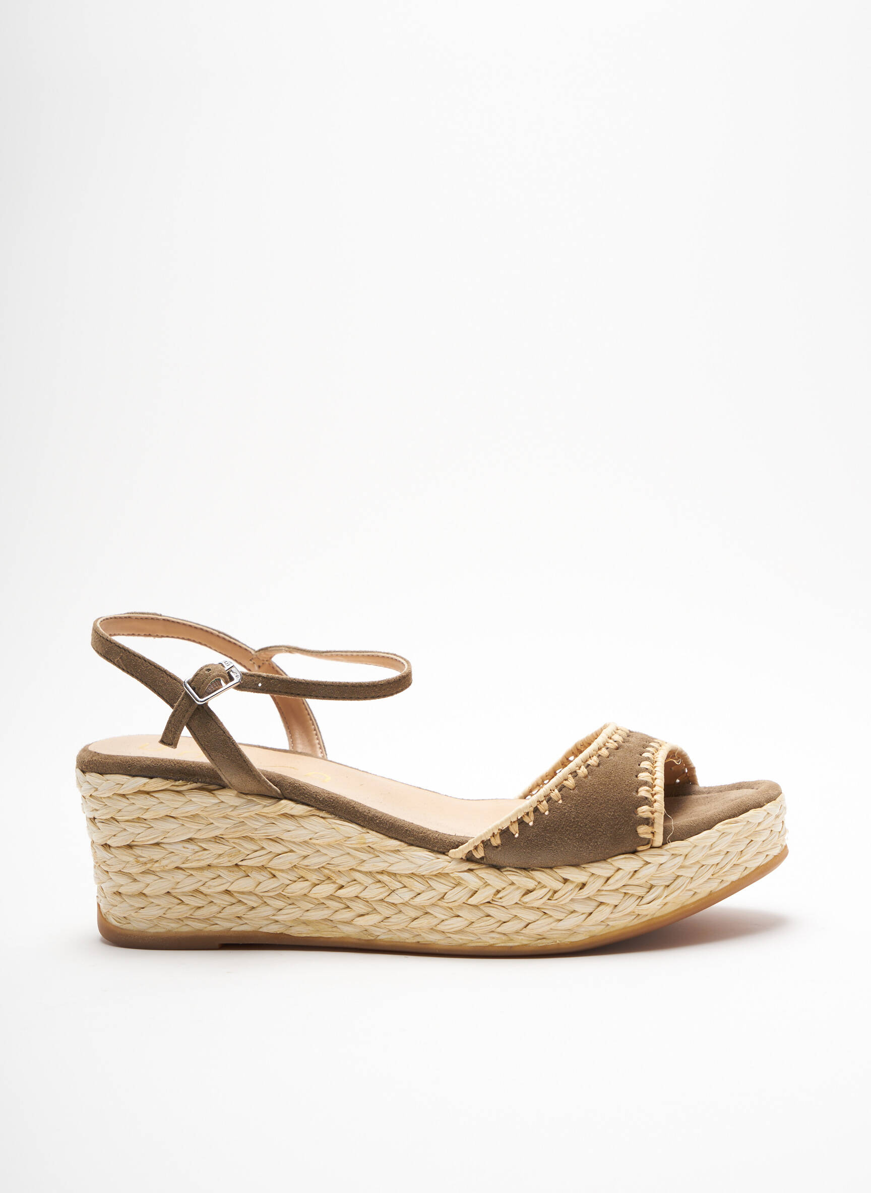 Espadrilės užsegimas kilpa(s) kulnas nuo 4 iki 6 cm žalias UNISA moteris