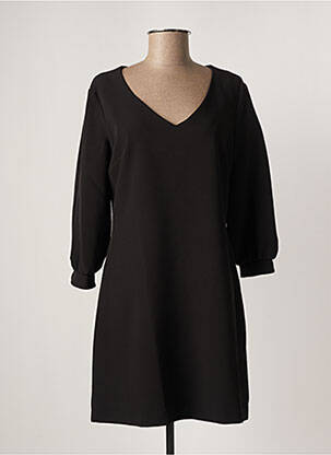 Trumpa suknelė 3/4 rankovės 3/4 rankovės juodas FRACOMINA moteris