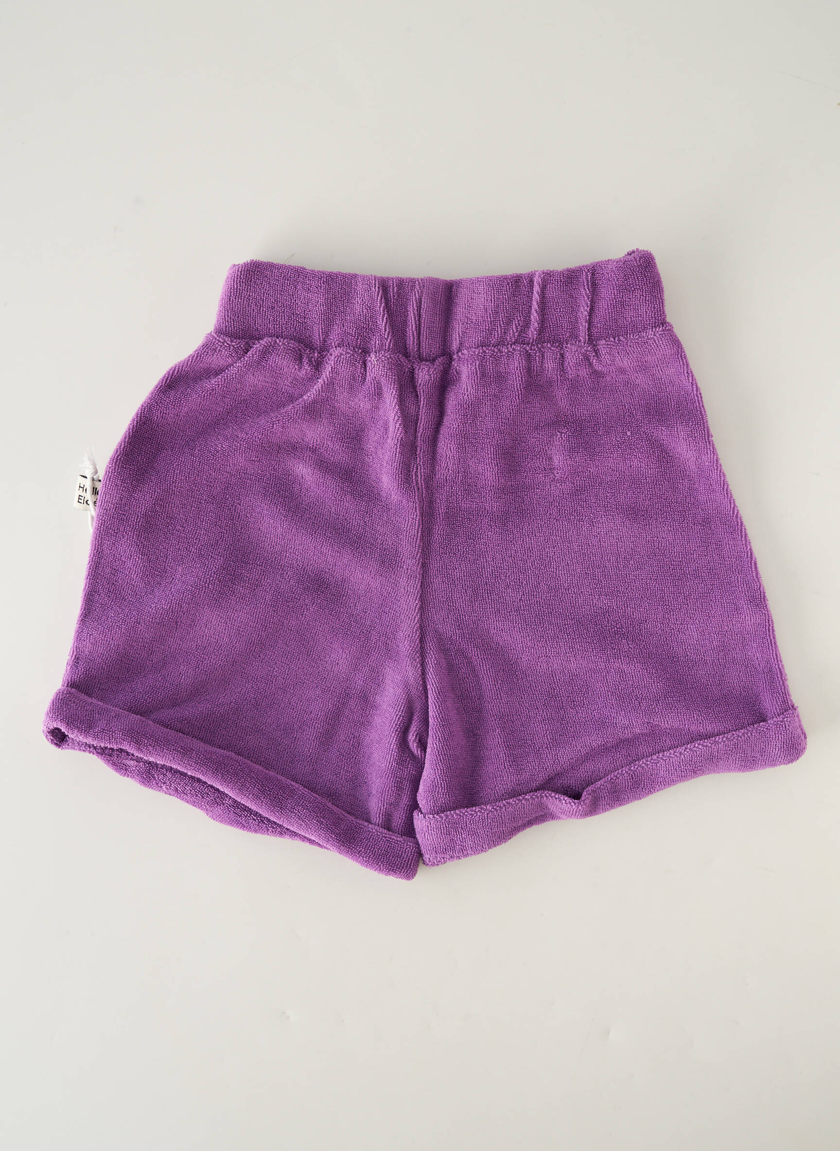 Šortas tiesi kirpimas elastinė dydis violetinis HELLO ELAÉ vaikas