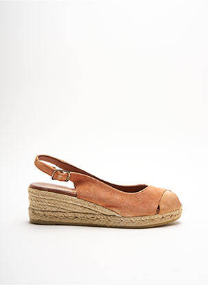 Espadrilės amortizuojančios pado tipas kulnas nuo 4 iki 6 cm oranžinė LA MAISON DE L'ESPADRILLE moteris