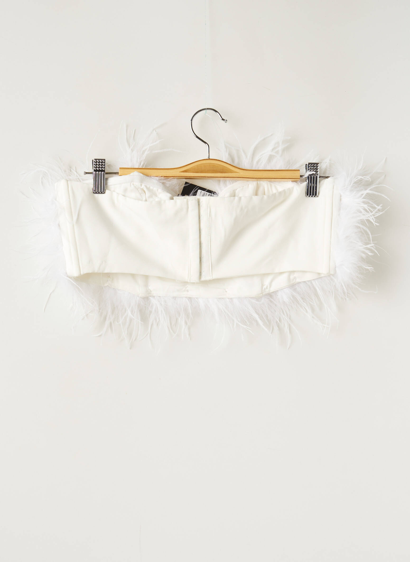Viršūnė be rankų be rankų baltas NASTY GAL moteris