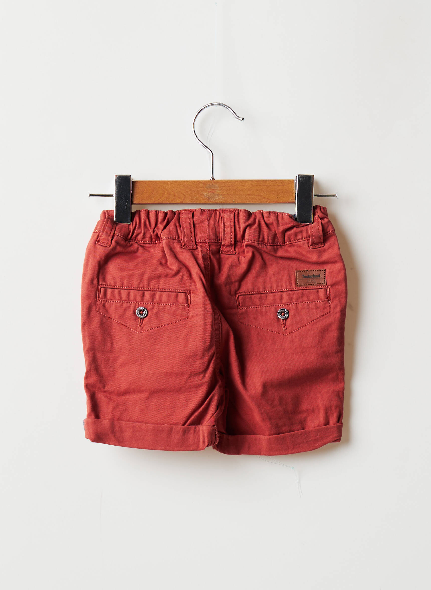 Bermudas uždarymas su užtrauktuku po mygtuku uždengimu rudas TIMBERLAND berniukas