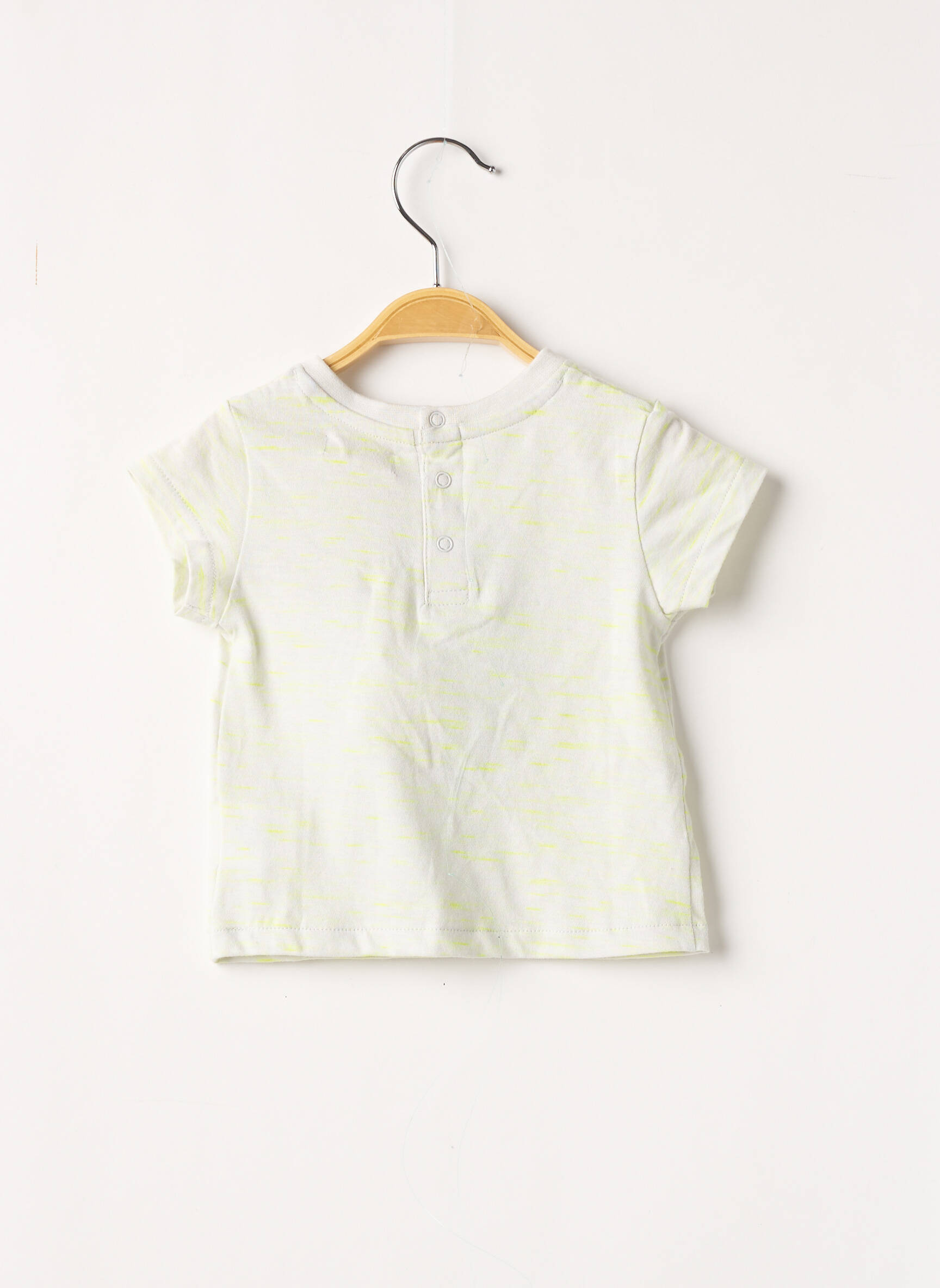 T-marškinys spaudžiama uždarymas trumpas rankovės geltona DU PAREIL AU MÊME berniukas