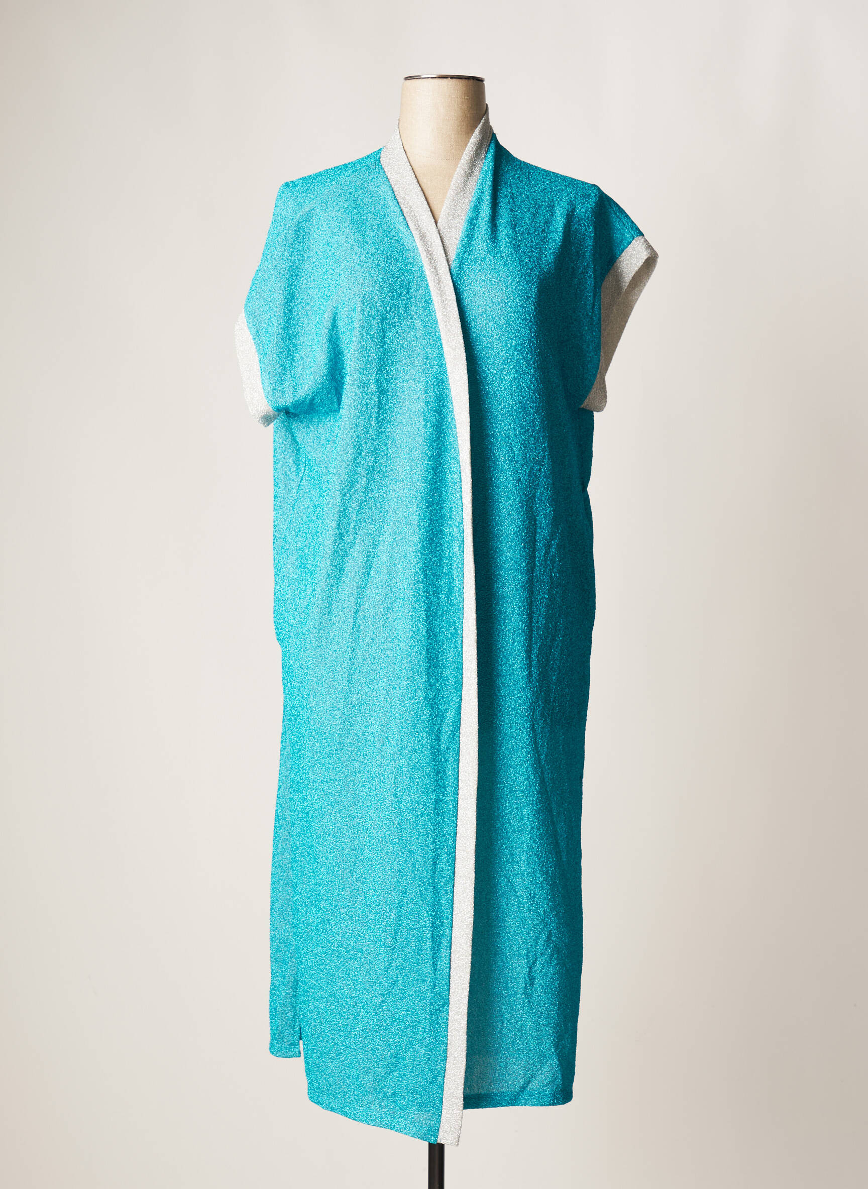 Kimono striukė col v mėlyna VIE TA VIE moteris