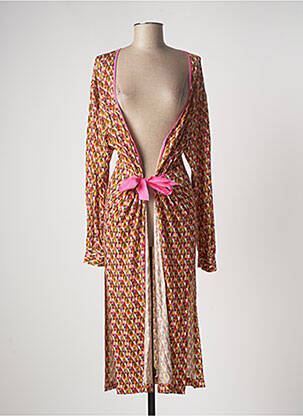 Kimono striukė ilgos rankovės oranžinė PAME CARRIONI moteris