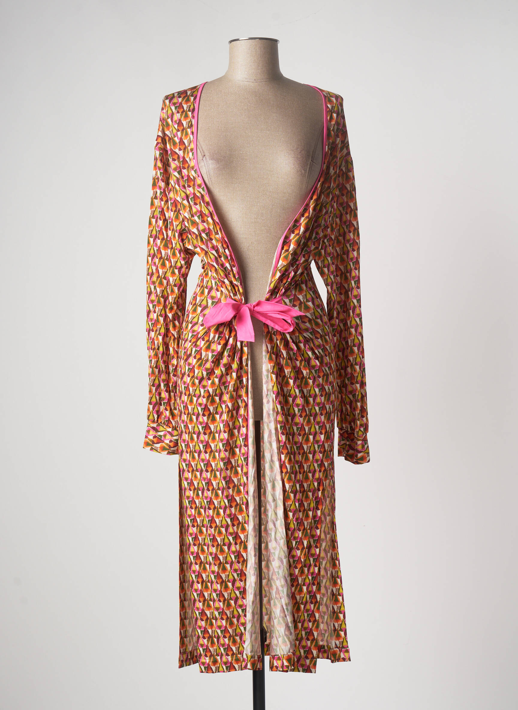 Kimono striukė col v oranžinė PAME CARRIONI moteris