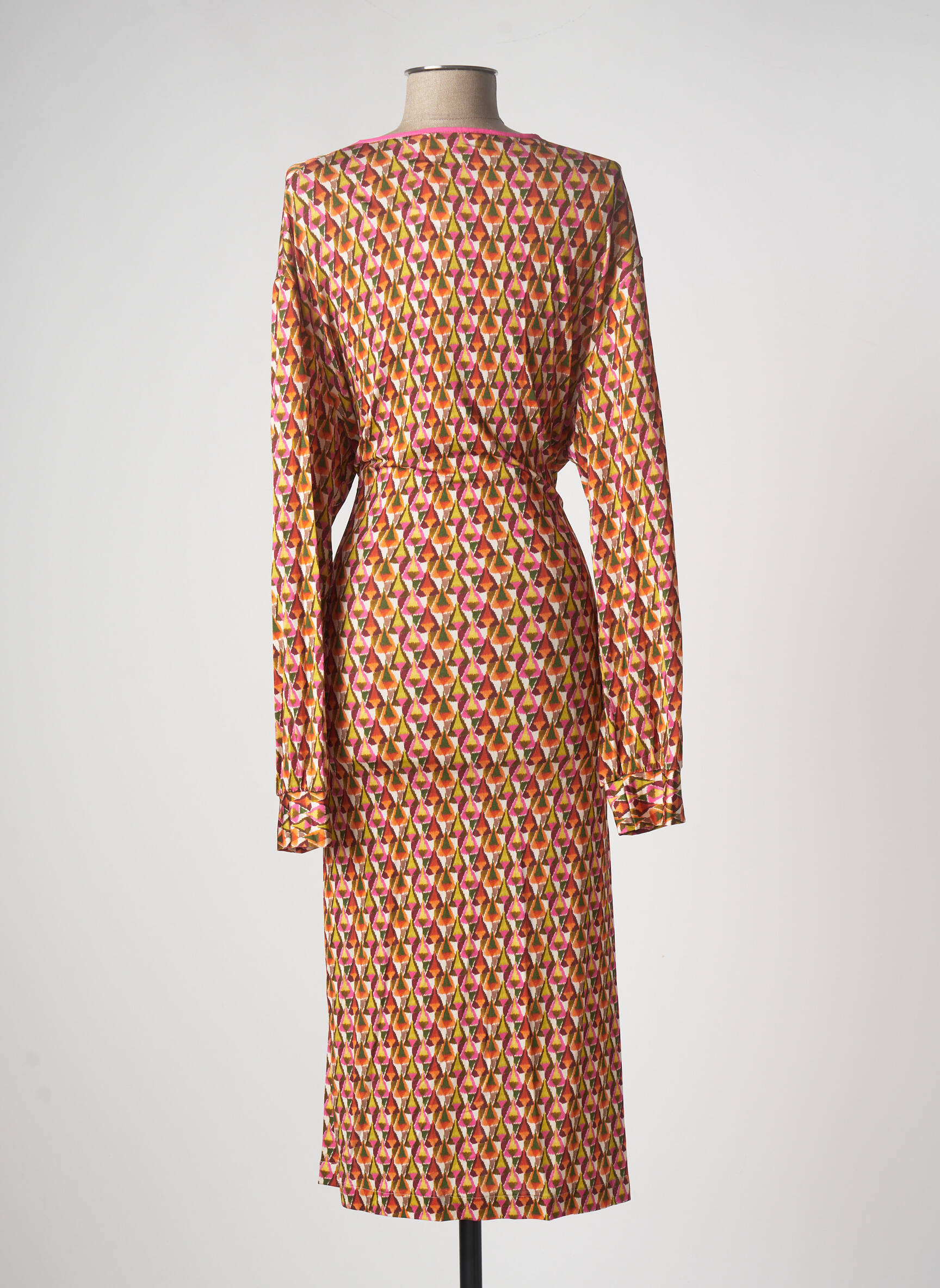 Kimono striukė col v oranžinė PAME CARRIONI moteris