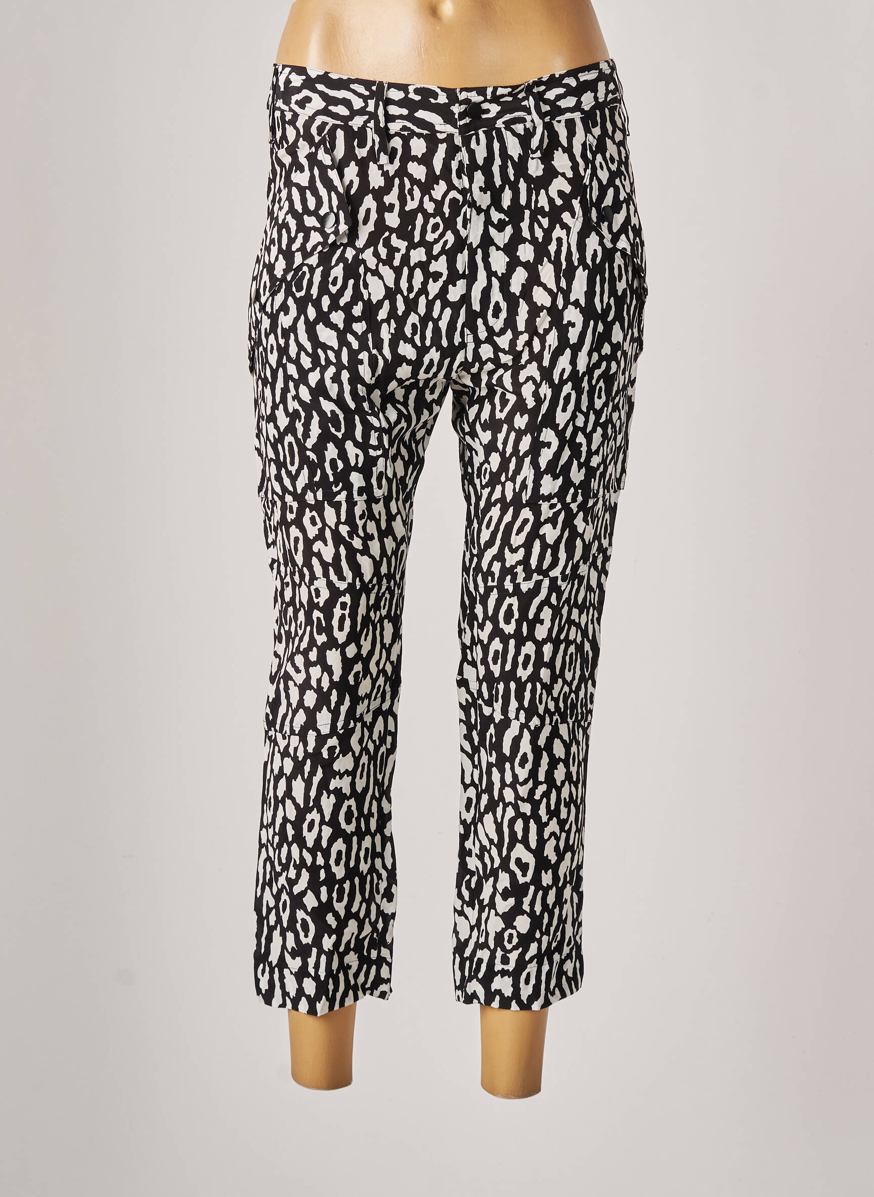 7/8 kelnės aukšta talija aukšta talija juodas THE KOOPLES moteris