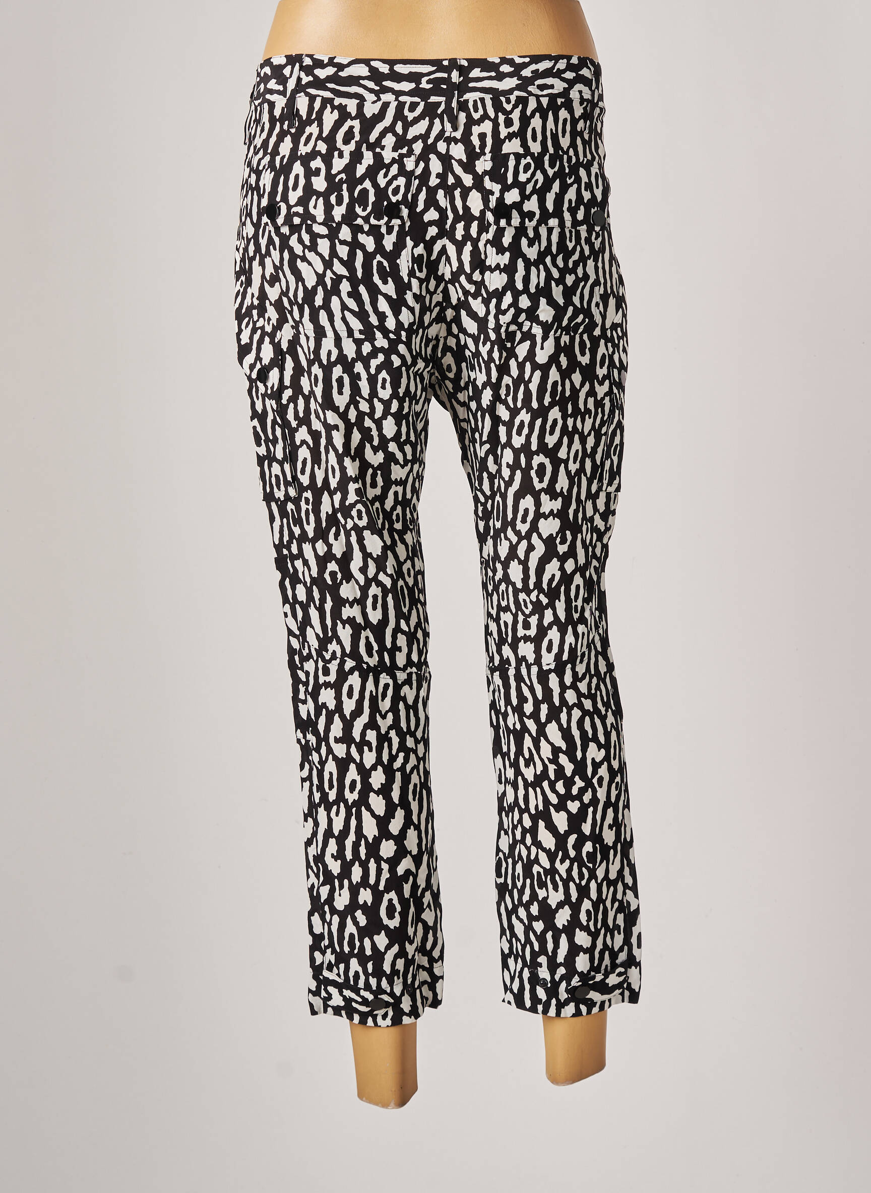 7/8 kelnės aukšta talija aukšta talija juodas THE KOOPLES moteris