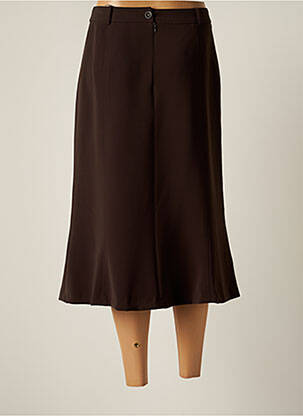 Pusilgis sijonas pincetų dydis rudas ANTONELLE moteris