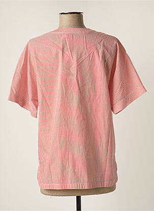Moteriškas marškinys tiesi kirpimas trumpas rankovės raudona COMPTOIR DES COTONNIERS moteris