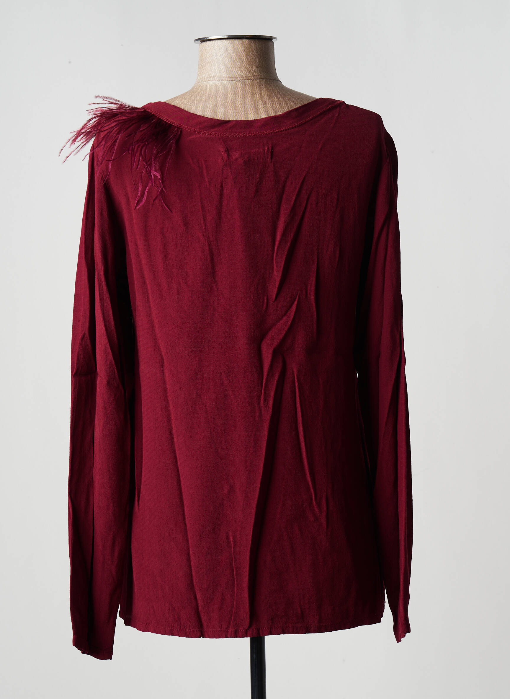 Viršūnė ilgos rankovės ilgos rankovės violetinis TRUSSARDI JEANS moteris