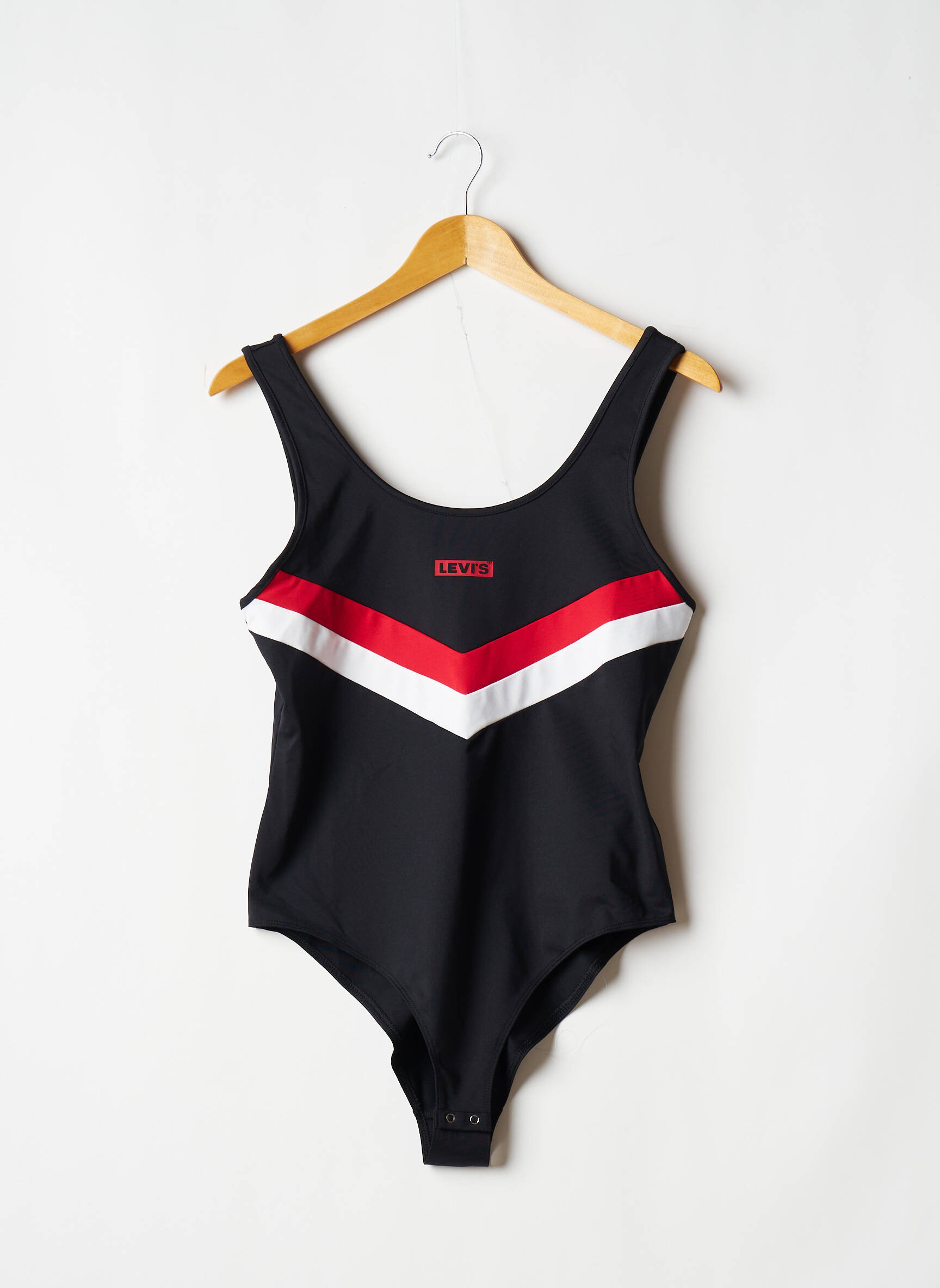 Kūno kostiumas apvalus kaklas be rankų juodas LEVI'S moteris