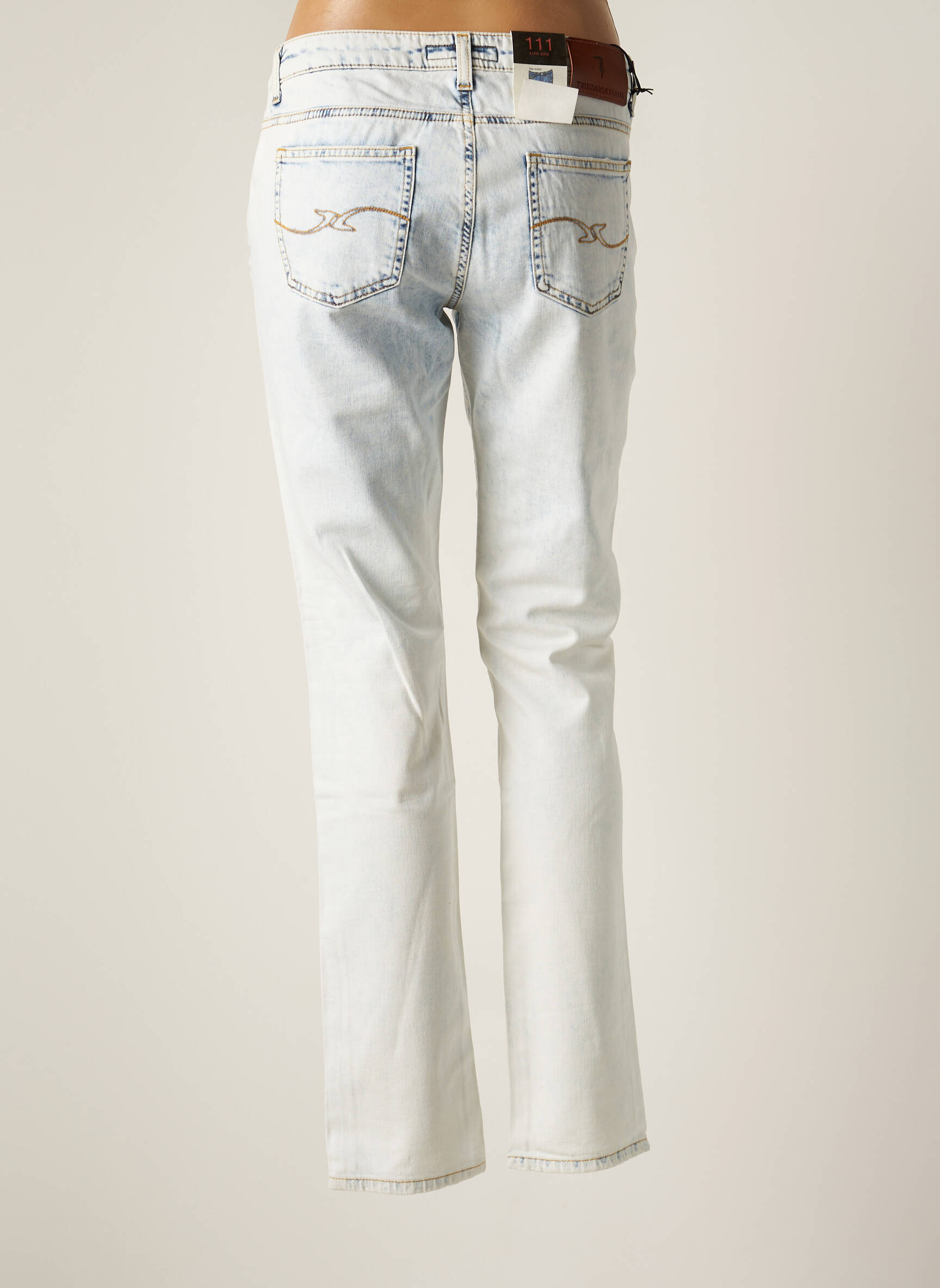 Lieknos džinsai lieknas maža dydžio mėlyna TRUSSARDI JEANS moteris