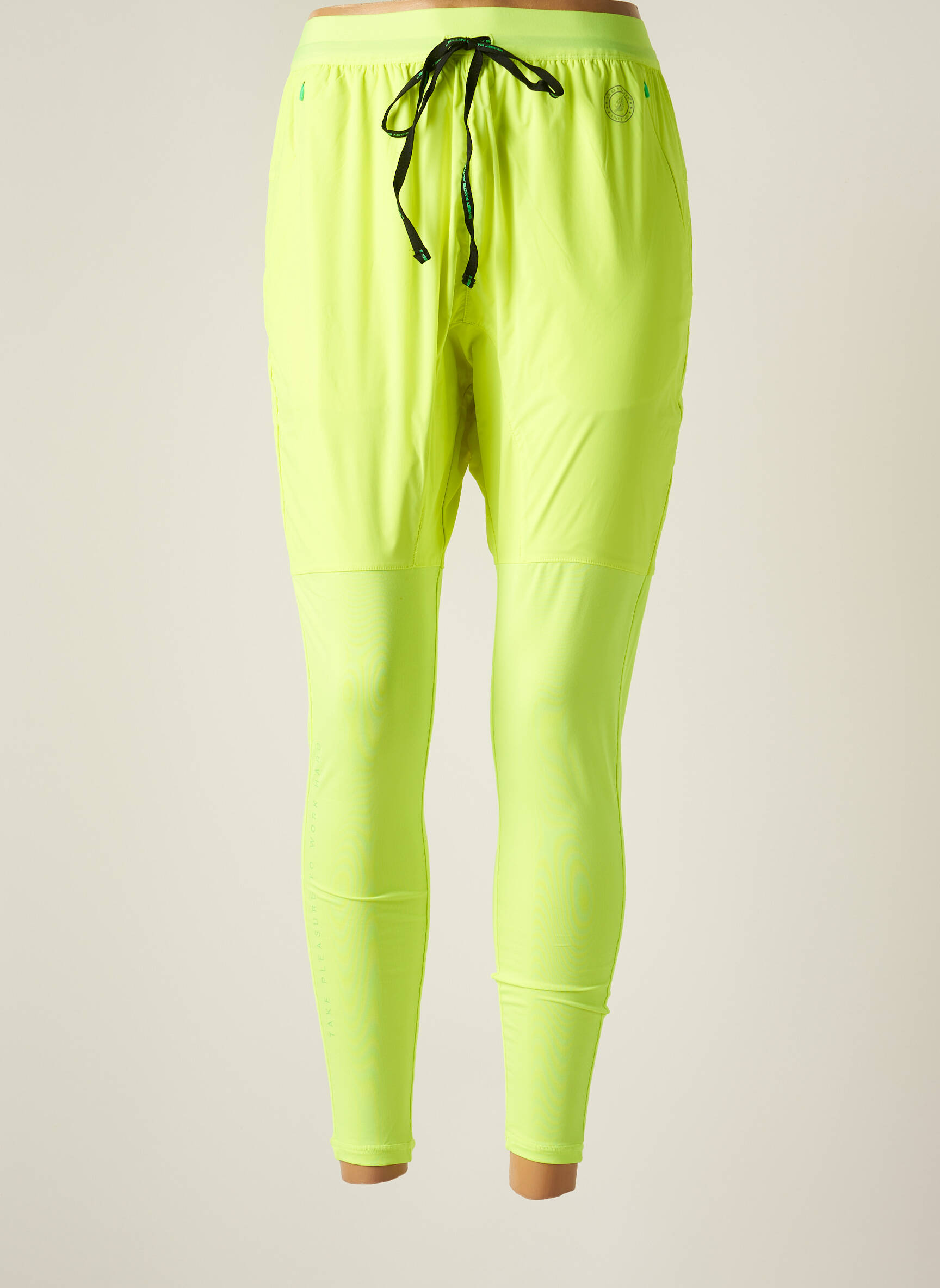 Joggins fluorescencinis aukšta talija geltona SWEET PANTS moteris