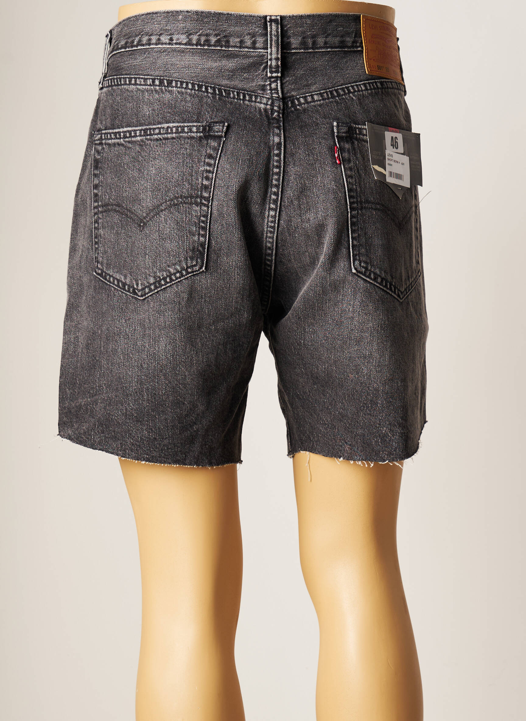 Šortas uždarymas su užtrauktuku po mygtuku uždengimu normala dydis pilka LEVI'S moteris