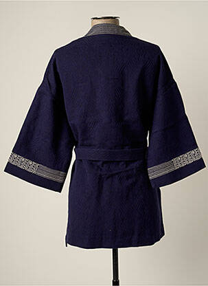 Kimono striukė col v mėlyna LA FIANCEE DU MEKONG moteris
