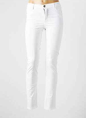 Lieknos kelnės maža dydžio maža dydžio baltas TRUSSARDI JEANS moteris