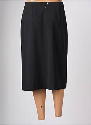 Pusilgis sijonas tamprumas juodas FRANCOISE F moteris