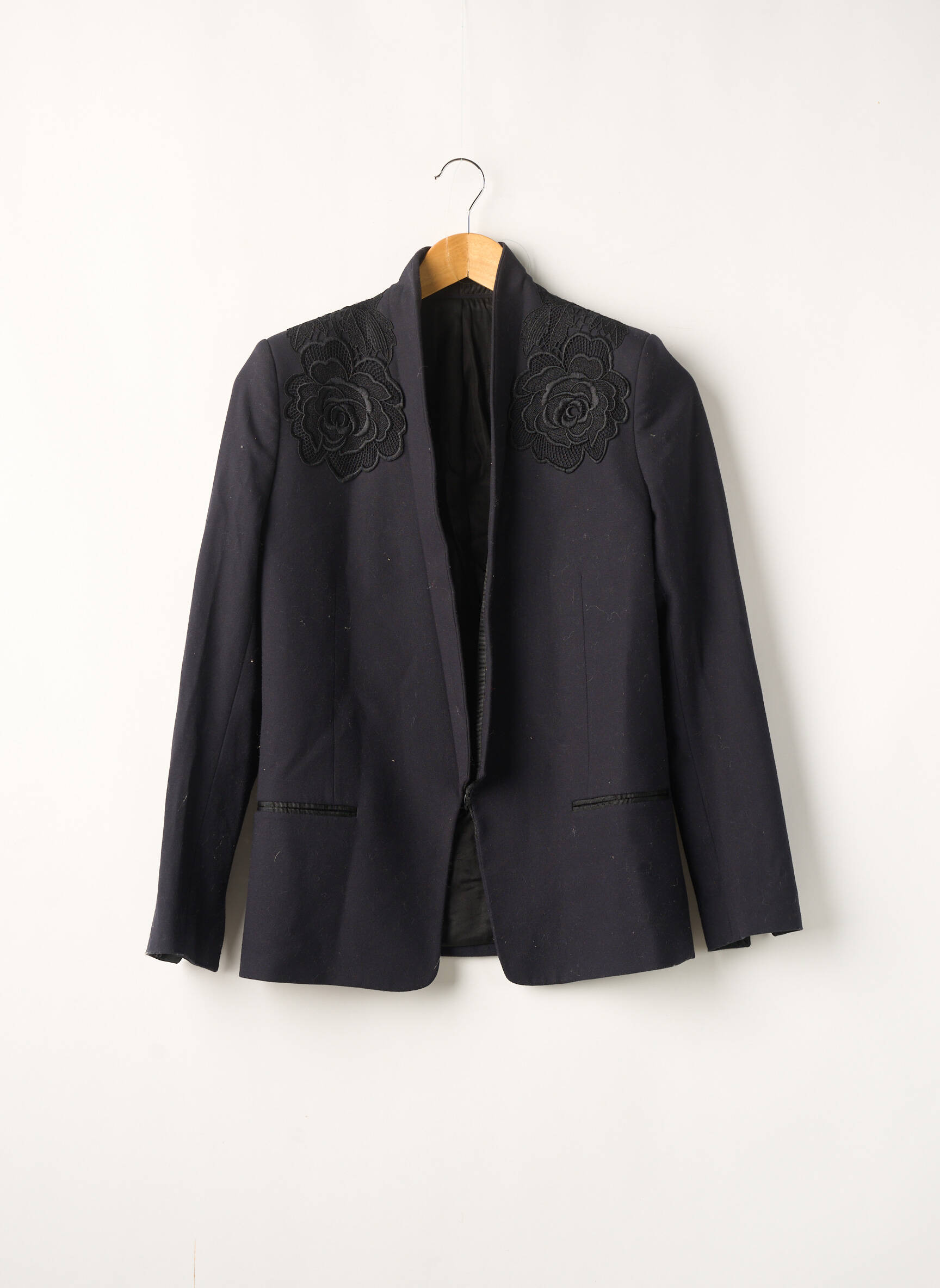 Švarkas kišenės juodas THE KOOPLES moteris