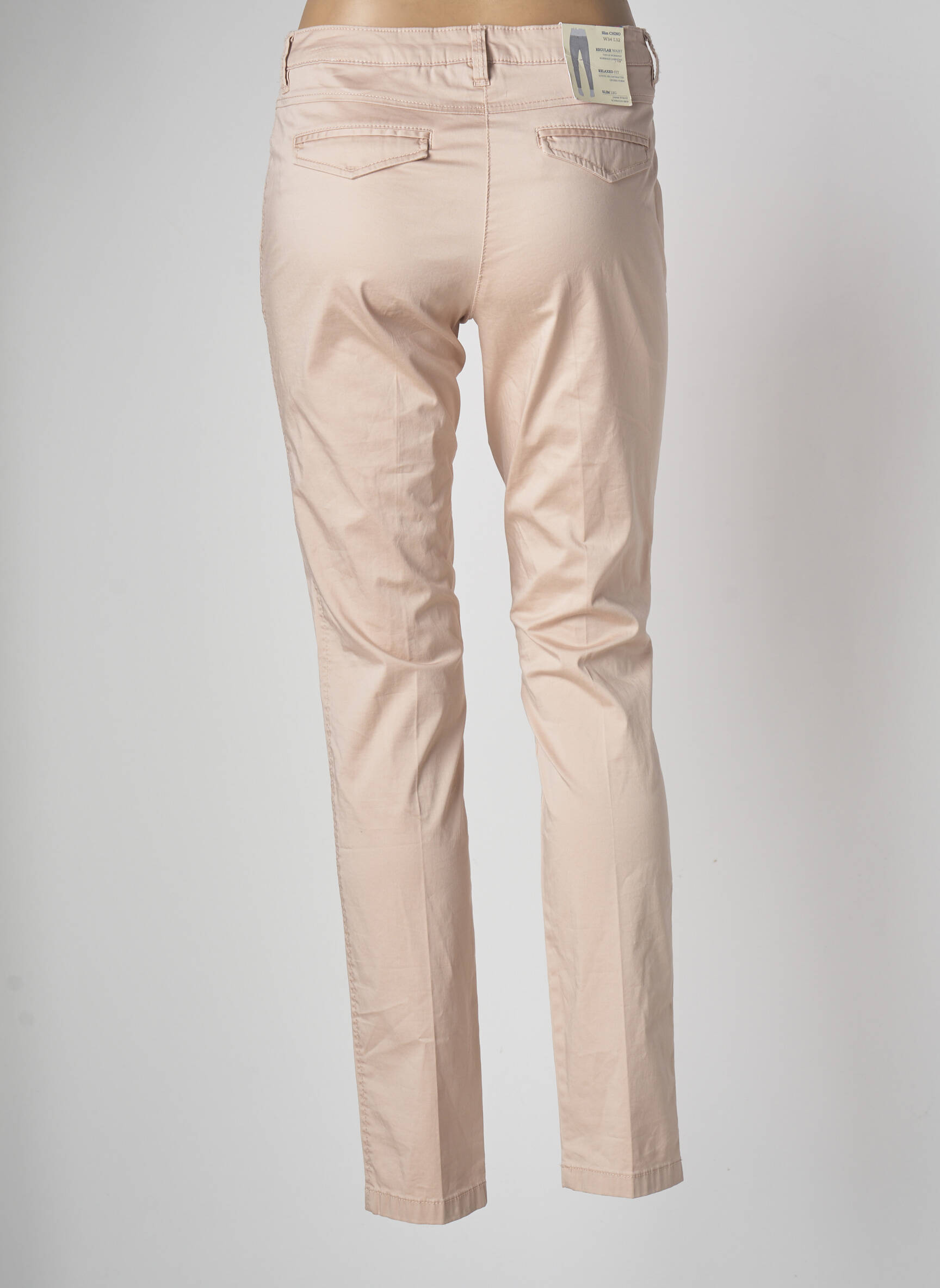 Chino kelnė rožinė TOM TAILOR moteris