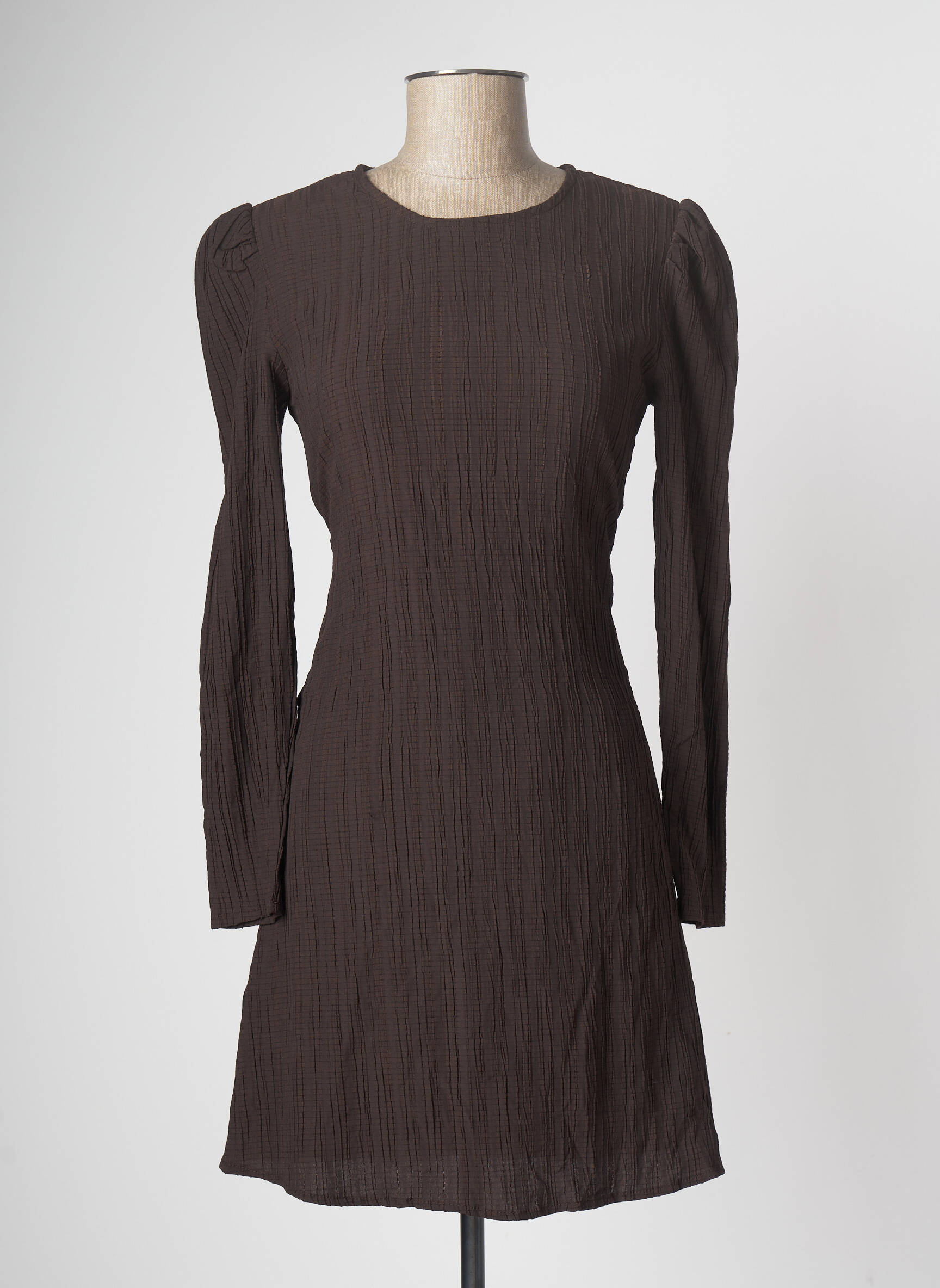 Pusilgių suknelė rudas ASTRID BLACK LABEL moteris