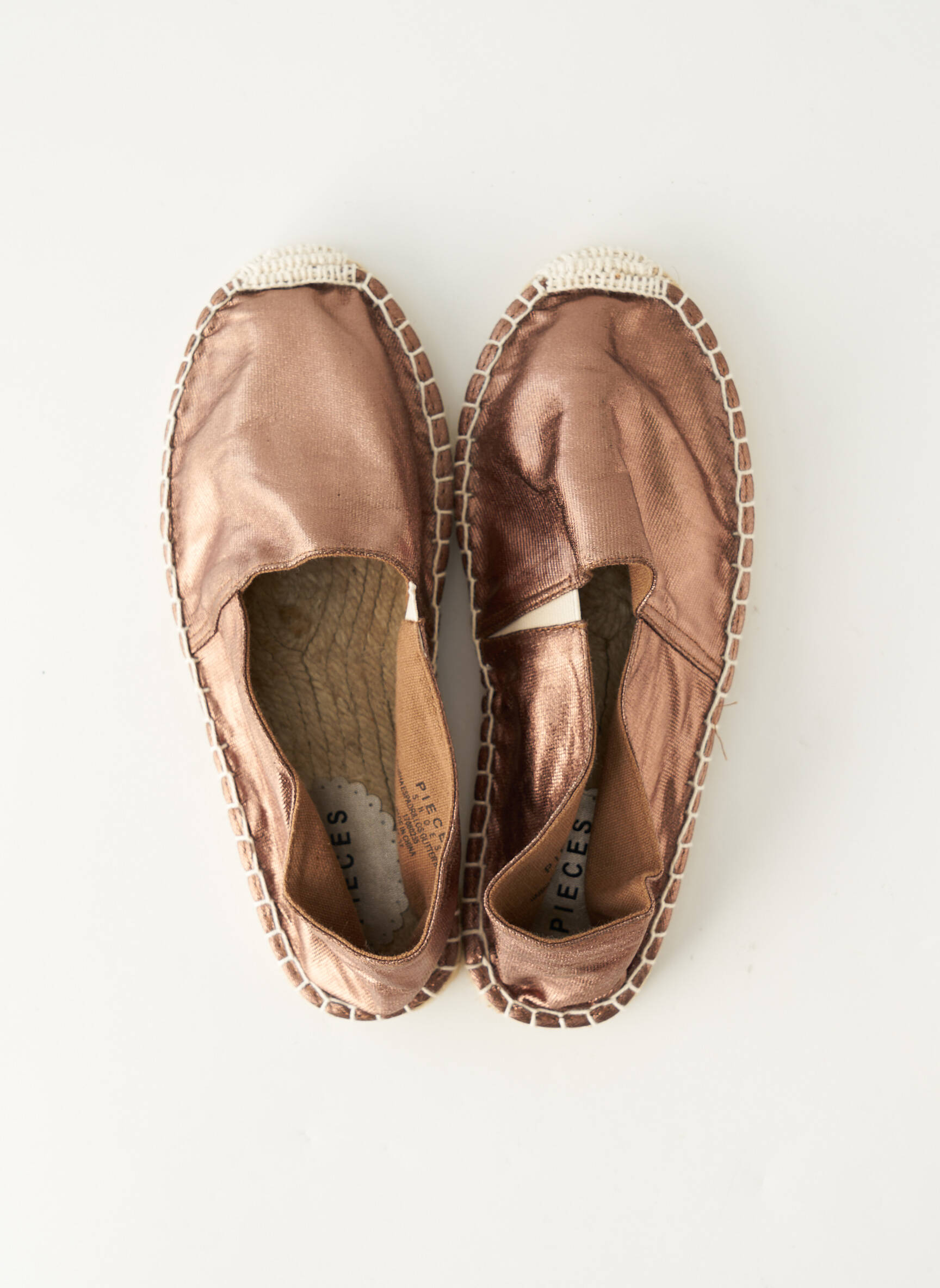 Espadrilės rudas PIECES moteris