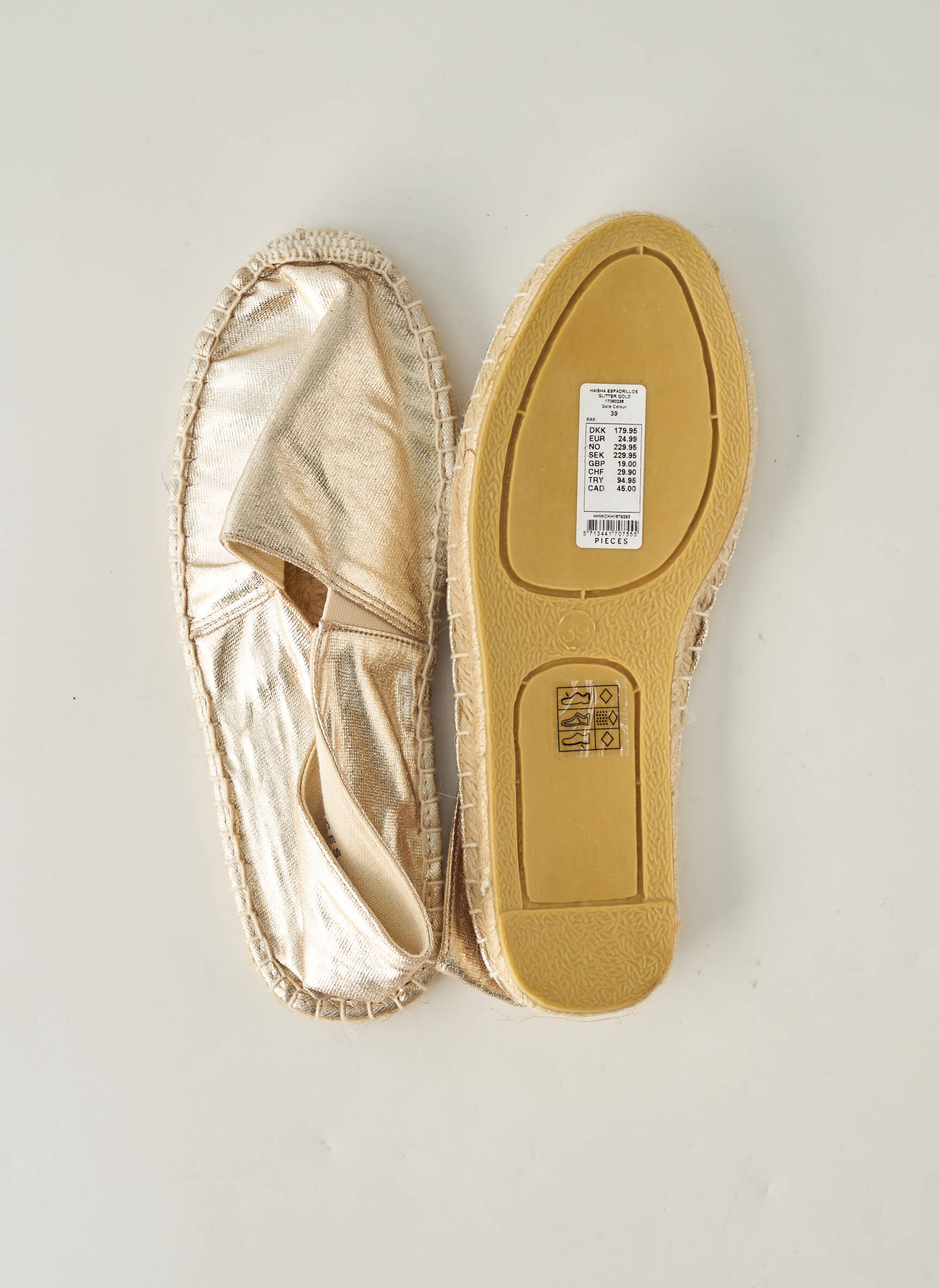 Espadrilės auksas PIECES moteris