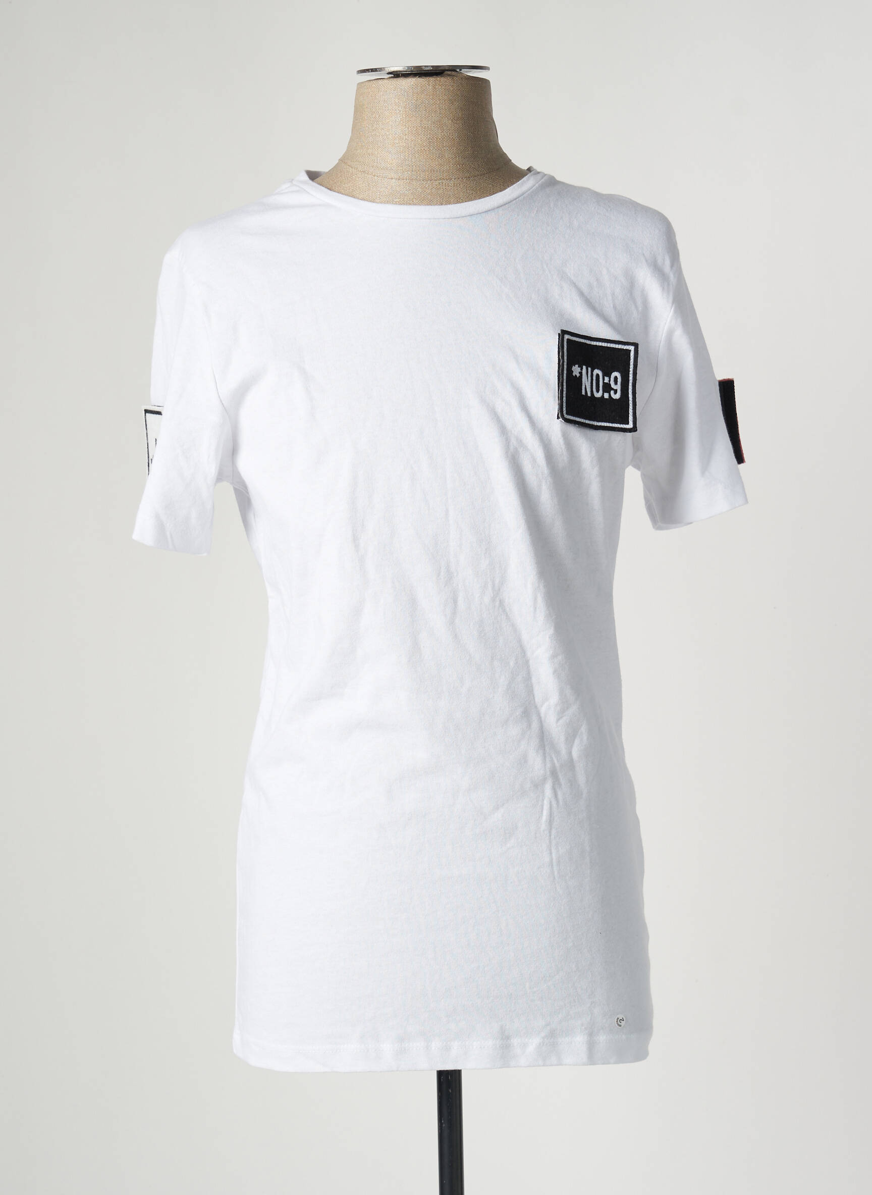 T-marškinys baltas JACK & JONES vyras