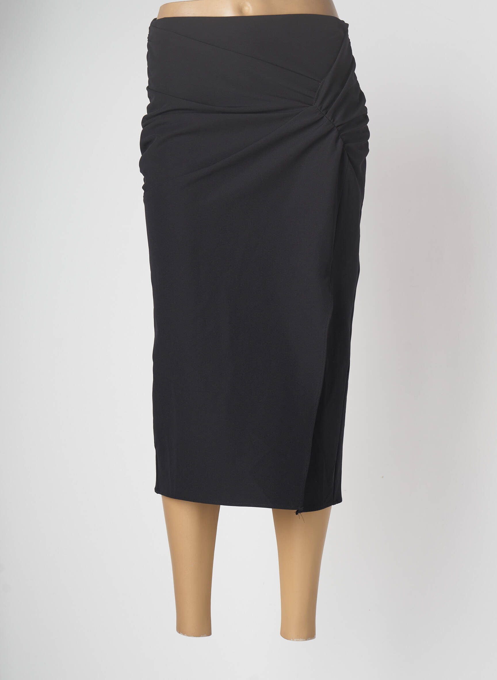 Pusilgis sijonas rudas ASTRID BLACK LABEL moteris