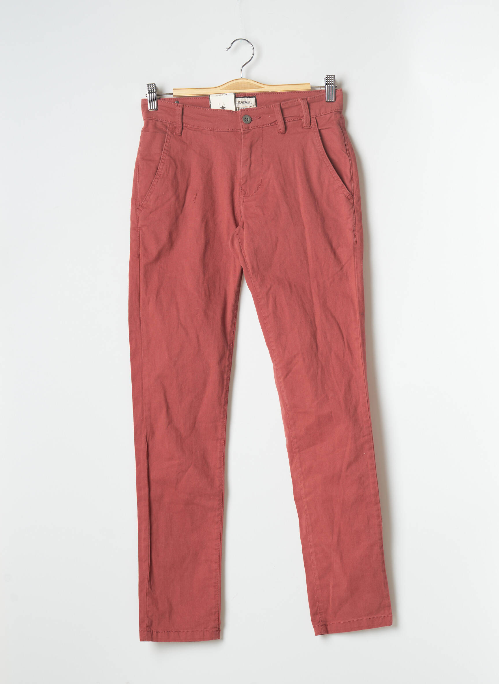 Chino kelnė raudona SHINE vyras