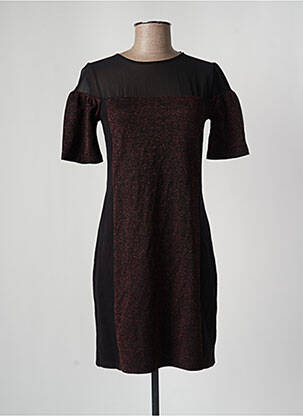 Pusilgių suknelė juodas ASTRID BLACK LABEL moteris