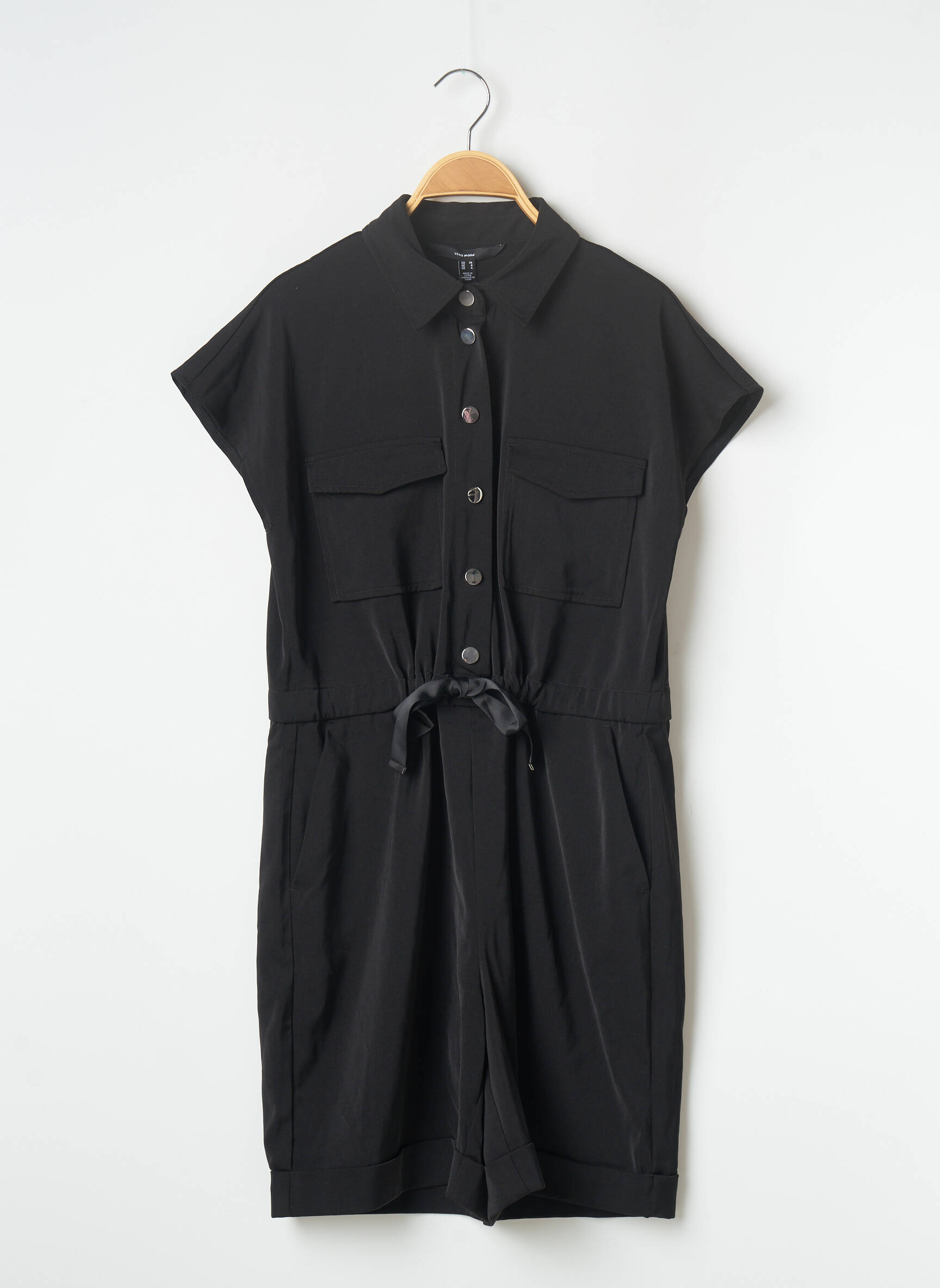 Kombinezonas juodas VERO MODA moteris