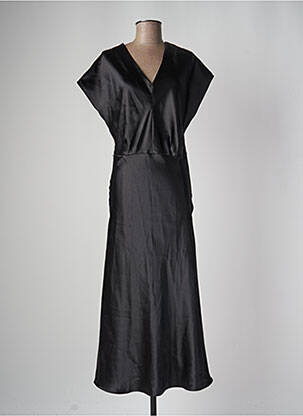 Pusilgių suknelė juodas ASTRID BLACK LABEL moteris