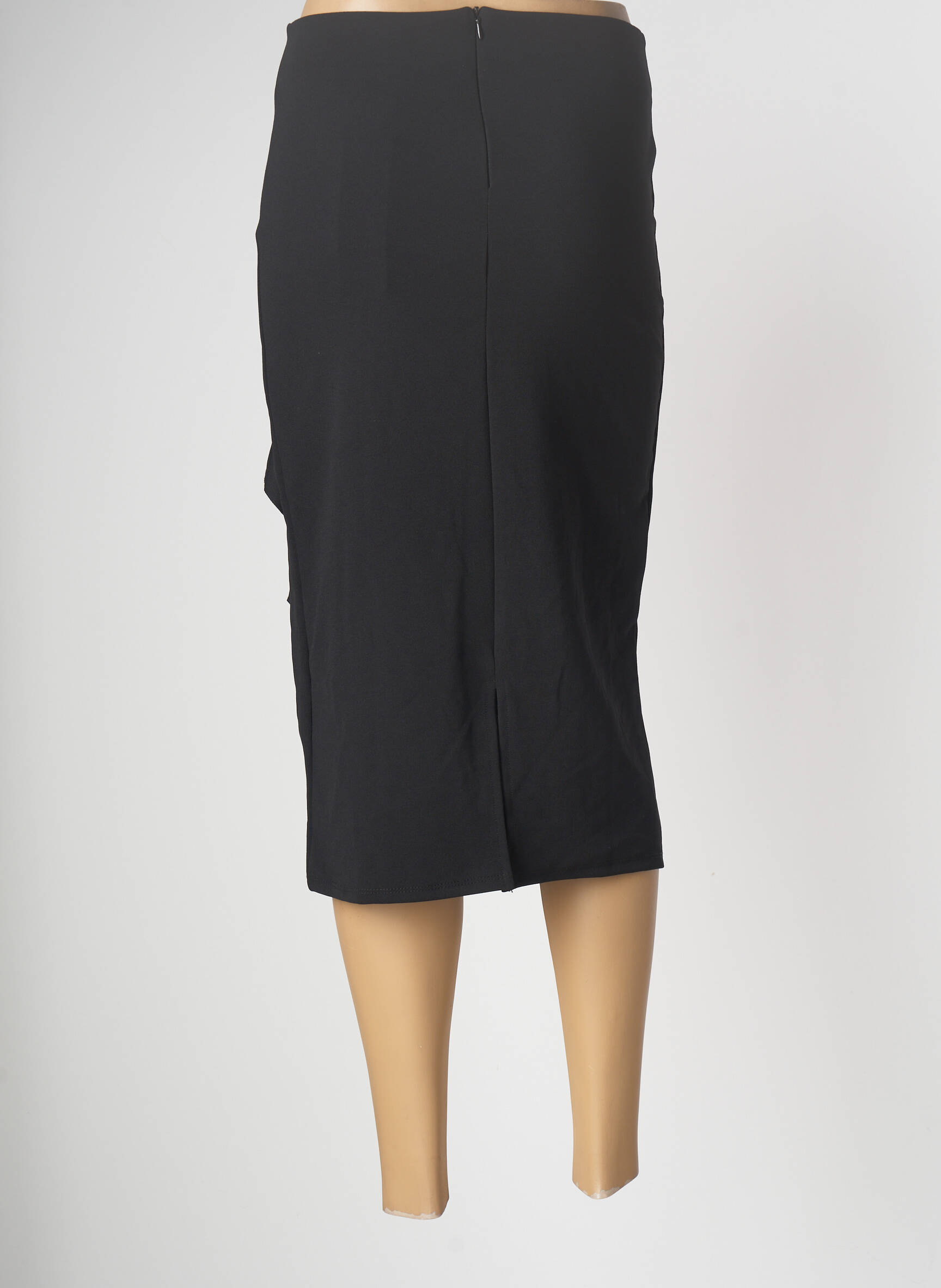 Pusilgis sijonas juodas ASTRID BLACK LABEL moteris