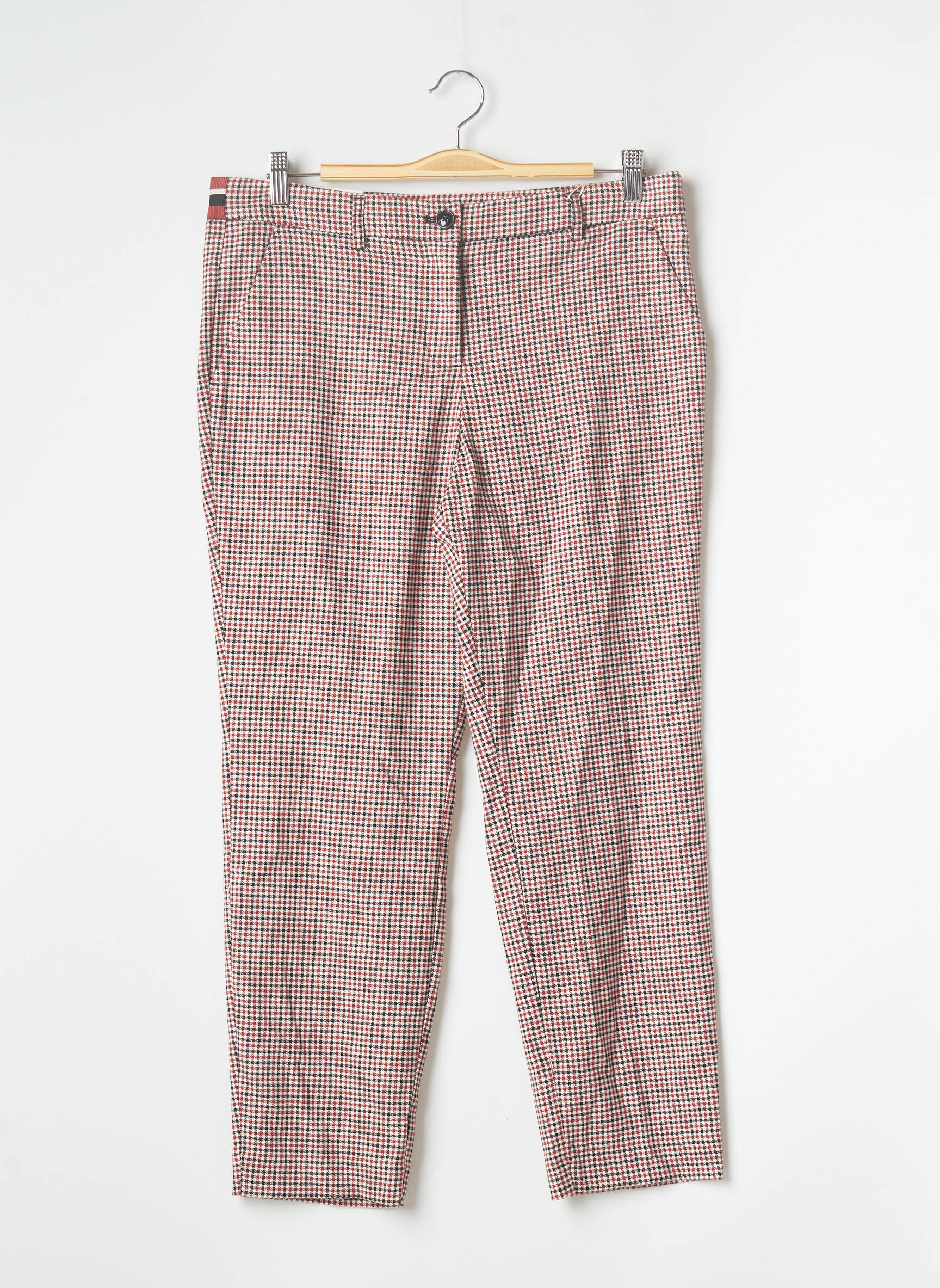 Chino kelnė raudona TOM TAILOR moteris