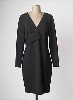 Pusilgių suknelė juodas ASTRID BLACK LABEL moteris