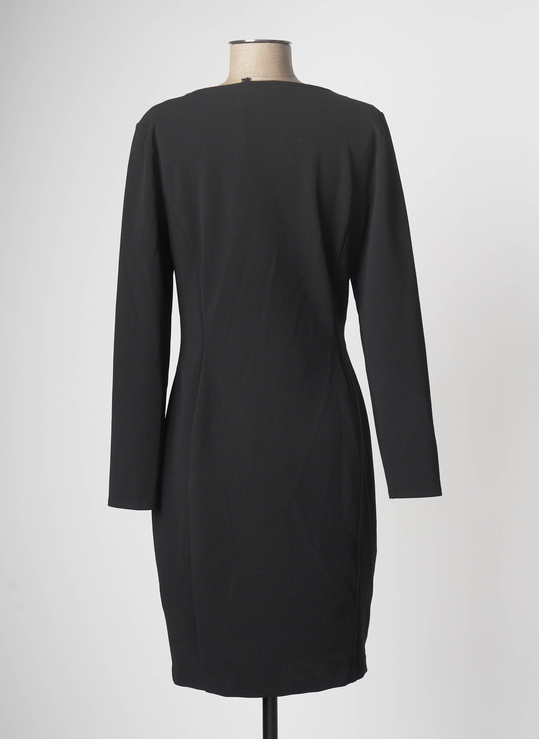 Pusilgių suknelė juodas ASTRID BLACK LABEL moteris