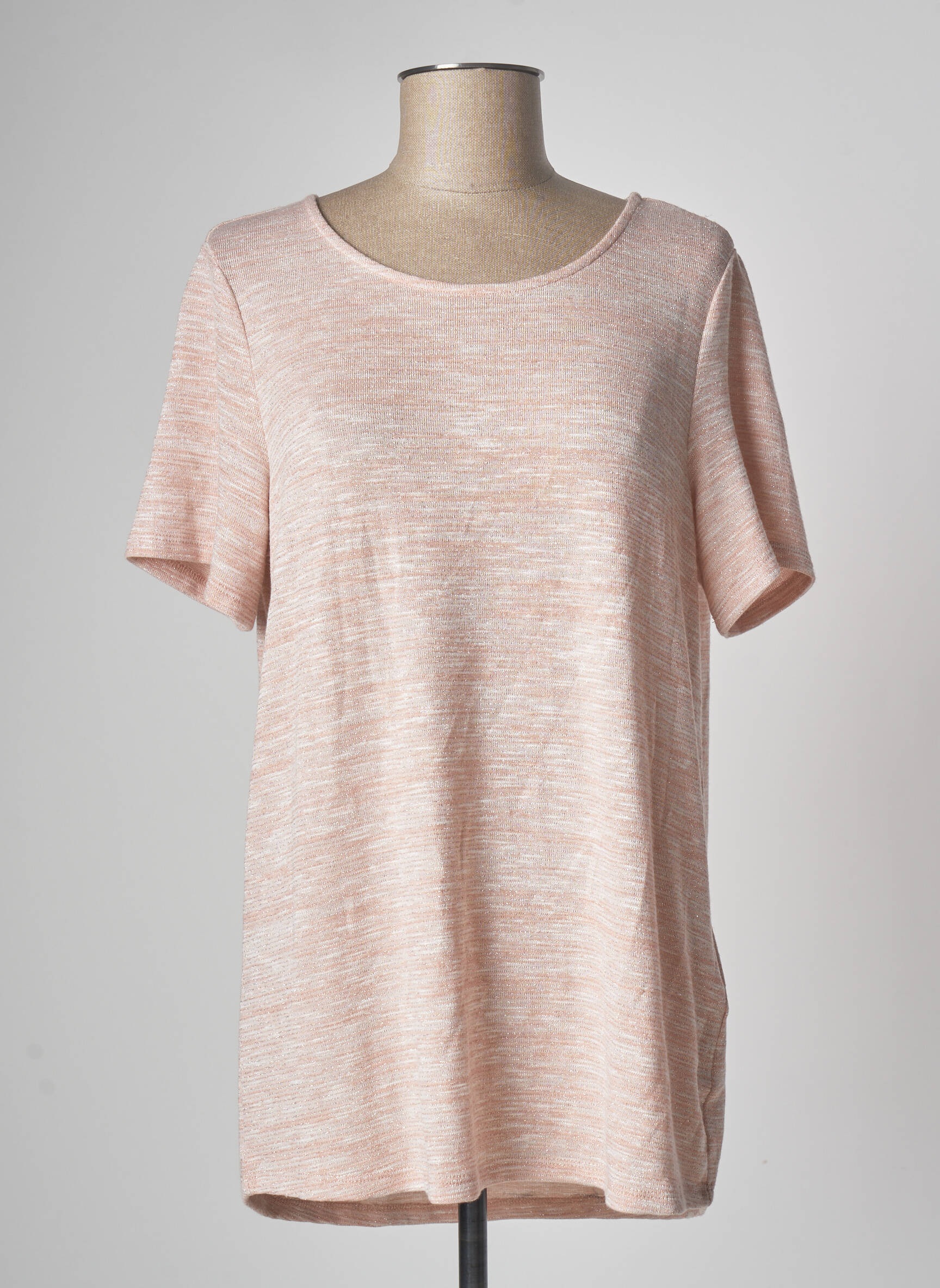 T-marškinys rožinė VERO MODA moteris