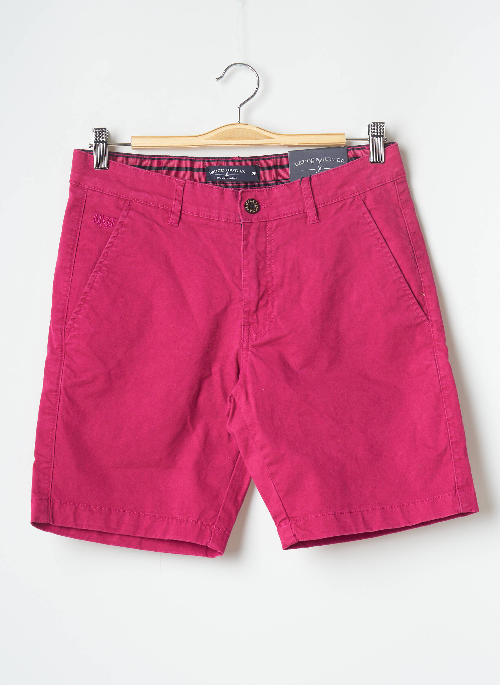 Bermudas rožinė BRUCE & BUTLER  vyras