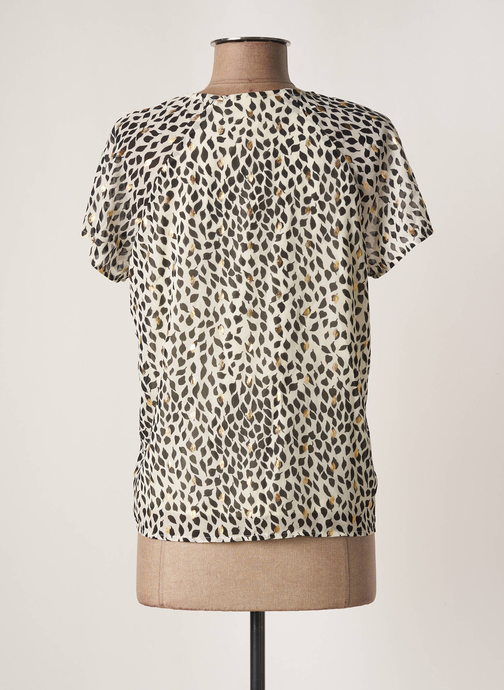 T-marškinys baltas VERO MODA moteris