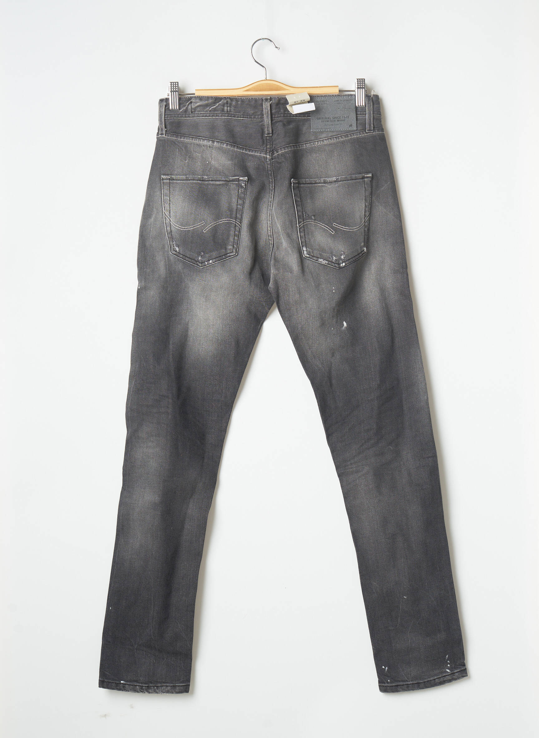Lieknos džinsai juodas JACK & JONES vyras