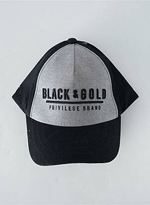 Skrybėlė juodas BLACK AND GOLD vyras