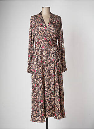 Pusilgių suknelė rudas SCOTCH & SODA moteris