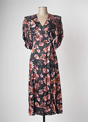 Pusilgių suknelė juodas THE KOOPLES moteris