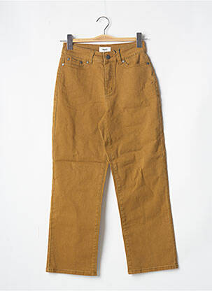 Bootcut džinsai geltona OBJECT moteris